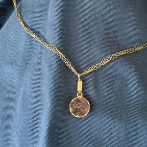 Mickey Lynn Purple Druzy necklace